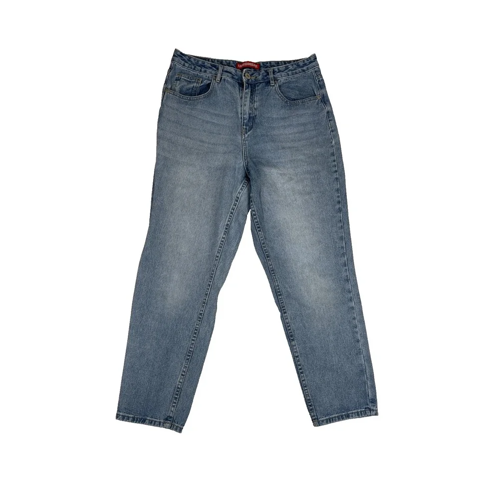 Unionbay Jeans Womens 13 High Rise Tapered Leg Denim Classic Fit Straight Jeans